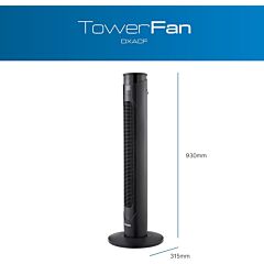 Dimplex DXACF Tower Fan With Remote Control
