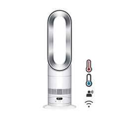 Dyson HF1 Hot+Cool Remote Link Pre-Heat Heater And Cooling Fan - White/Nickel