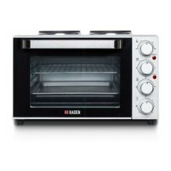 Haden 198204 Table Top Mini Oven With 2 Hobs