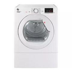 Hoover HLE V10DG H-Dry 300 10kg Vented Tumble Dryer, White, Digital Display