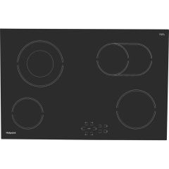 Hotpoint HR724BH 77cm Ceramic Hob - Black