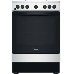 Indesit IS67G5PHX /UK Dual fuel 60cm freestanding cooker