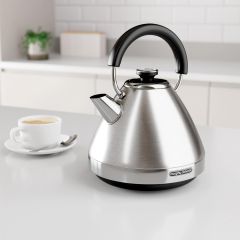 Morphy Richards 100130 1.5 Litres Venture Pyramid Rapid Boil Kettle - Brushed Stainless Steel
