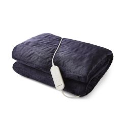 Morphy Richards 610005 Teddy & Flannel Luxury Throw 200cm x 180cm - Blue