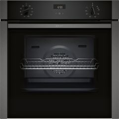 Neff B3ACE4AG3B 59.4cm Built In Electric Single Oven - Graphite Grey
