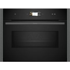 Neff C24MS71G0B Electronic, 4.1" Full Touch TFT Display, 20 functions, Pyrolytic, Soft open/close do