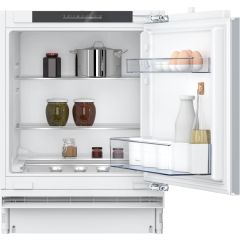 Neff KU1212FE0G 82x59.8 under counter fridge, 2 vegetable drawers, LED with soft start, Fixed hinge,