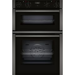 Neff U1ACE2AG3B 59.4cm Built In Electric Double Oven - Graphite Grey