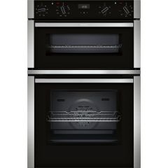Neff U1ACE2AN3B 59.4cm Built In Electric Double Oven - Stainless Steel