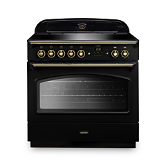 Rangemaster CLAS90FXEIBL/B 131770 CLASSIC FX 90 IND BLACK/BRS GB/IE