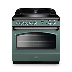 Rangemaster CLAS90FXEIMG/C 131700 CLASSIC FX 90 IND MINERAL GREEN/CHR GB/IE