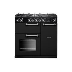 Rangemaster COT90DFPCBL/CM1 19922 COTSWOLD 90 DF CHRCL BLK CM GB/IE