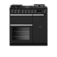 Rangemaster PRDL90DFPCBL/CM1 15503 NEW PROFESS DLX 90 DF CHRCL BLK CM GB/IE