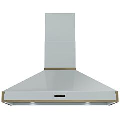 Rangemaster RPREHD110PMSB/AB1 Prestige Hood 110cm Misty Blue/A.Brass