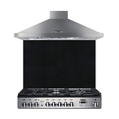 Rangemaster UNBSP100BL/ 95770 UNIVERSAL 100CM SPLASHBACK BLACK
