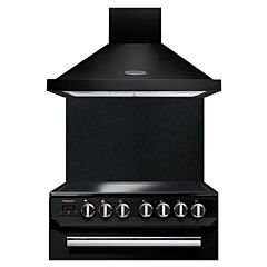 Rangemaster UNBSP90BL/ 65320 UNIVERSAL 90CM SPLASHBACK BLACK