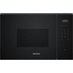 Siemens BF525LMB1B Up to 800W, 20 litres, 5 power levels, electronic control, left hinged door, wall