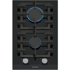 Siemens ER3A6BI40 30 cm Gas Domino Hob, 2 burners, stepFlame, Detachable metallic sword dials, 2 Dis