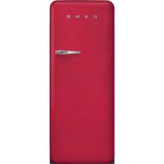 Smeg FAB28RDRB5 60cm 50s Style Right Hand Hinge Fridge with Icebox Ruby Red