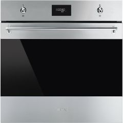 Smeg SFP6301TVX 60cm Classic Pyrolytic Multifunction Single Oven in Stainless