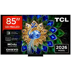 TCL 85A400U-UK 85" QD-MINI LED TV - Black