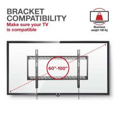 TTAP TTD906FHD Max Wgt 100Kg, 900x600, Up to 100 inch