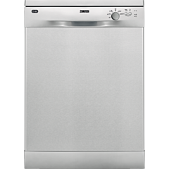 Zanussi ZDF22002XA FS 60cm dishwasher, 13ps, F, 49dba, 5 prog, basic control, AirDry, Steel