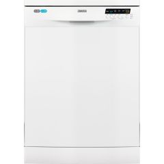 Zanussi ZDF26004WA 
FS 60cm dishwasher, 13ps, F, 49dba, 5 prog incl Auto prog, Small LED display, fo