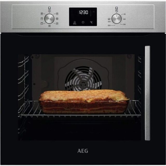 AEG BCX335L11M 
Left side opening, handle on left. Multifunction oven with 6 functions. Retractable 