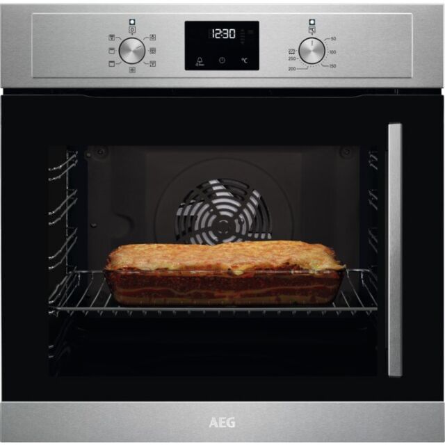 AEG BCX335L11M 
Left side opening, handle on left. Multifunction oven with 6 functions. Retractable 