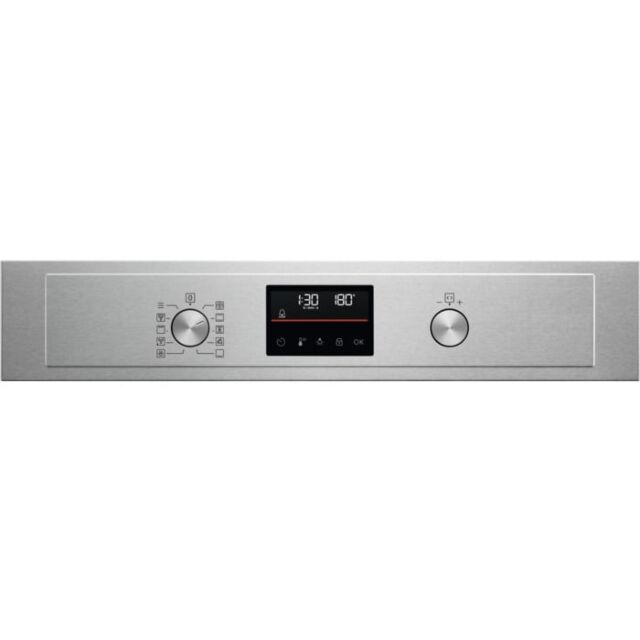 AEG BPX53506EM 
Multifunction oven with pyrolytic cleaning, 9 functions, retractable rotary controls