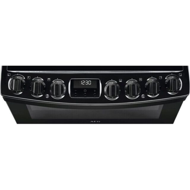 AEG CCB6741ACB 
60cm Electric Ceramic Double Oven, 4 Fast heat Cooking Zones, Multi-Function oven (8