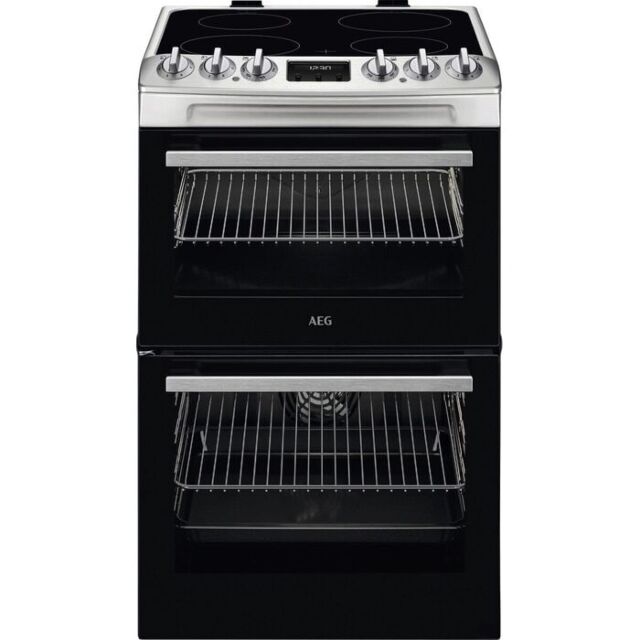 AEG CCX1530ACM 
55cm Double Oven with Thermaflow® fan operated main oven and conventional top oven, 
