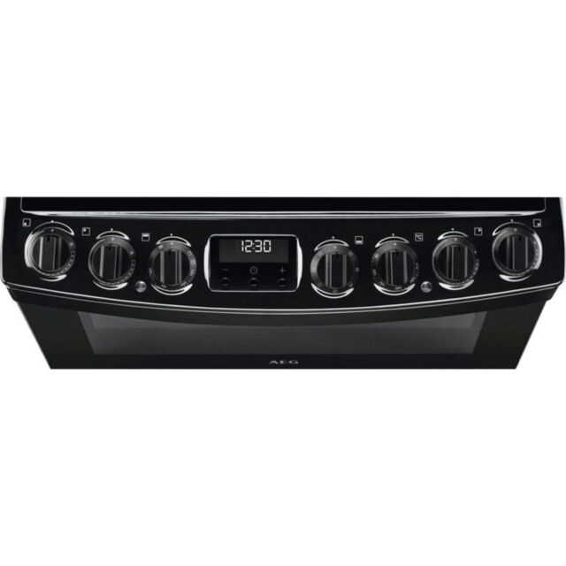 AEG CIB6743ACB 
60cm Electric Induction Double Oven, 4 Induction Cooking Zones, Programmable main ov