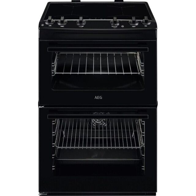 AEG CIX6500ABB 
60cm Induction, Double Oven, Thermaflow® fan operated main oven and conventional top