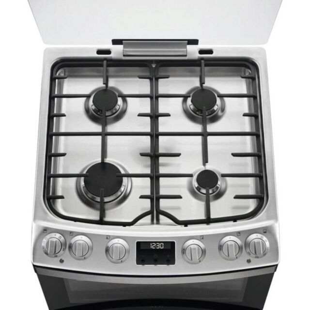 AEG CKB6541ACM 
60cm Dual Fuel Double Oven, 4 Gas burners, Thermic Air fan main Oven + conventional 