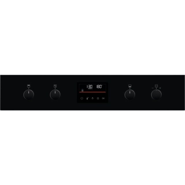 AEG DCB535060B 
Multifunction double oven, Steel fascia with Retractable Rotary Controls, 8 Main Ove