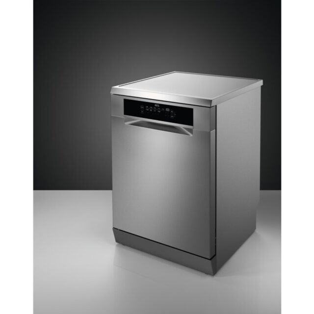 AEG FFB74707PM Freestanding 60cm Dishwasher, XXL Capacity, 7000 Series, MaxiFlex, 14 Place Settings