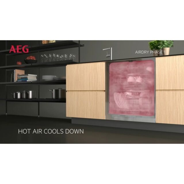 AEG FFB74707PM Freestanding 60cm Dishwasher, XXL Capacity, 7000 Series, MaxiFlex, 14 Place Settings