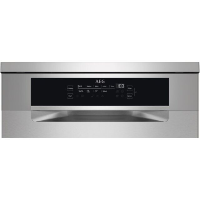 AEG FFB74707PM Freestanding 60cm Dishwasher, XXL Capacity, 7000 Series, MaxiFlex, 14 Place Settings