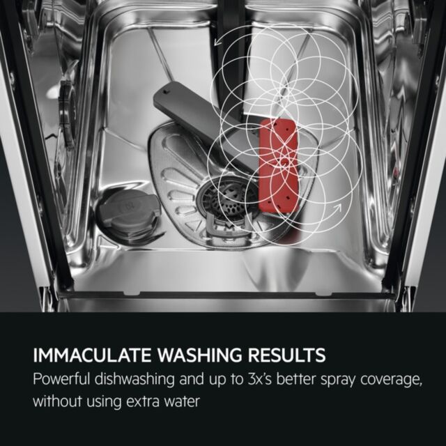 AEG FFB74707PM Freestanding 60cm Dishwasher, XXL Capacity, 7000 Series, MaxiFlex, 14 Place Settings