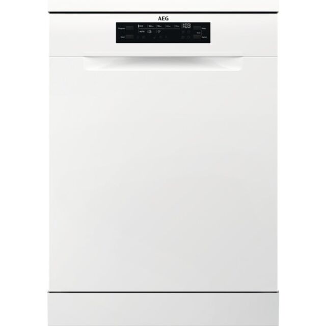 AEG FFB74917ZW 
Freestanding 60cm SatelliteClean dishwasher, 14ps, C, 44dB, 10.5L, Button control UI