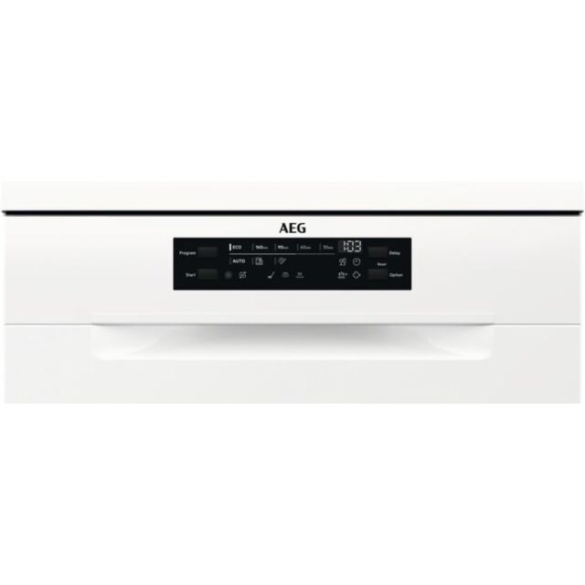 AEG FFB74917ZW 
Freestanding 60cm SatelliteClean dishwasher, 14ps, C, 44dB, 10.5L, Button control UI