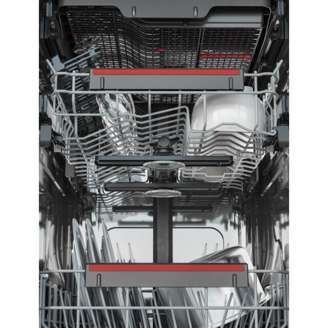 AEG FFX52507ZW 
Freestanding slimline dishwasher 45cm, 10ps, E, 46dB, Full width Maxiflex cutlery tr
