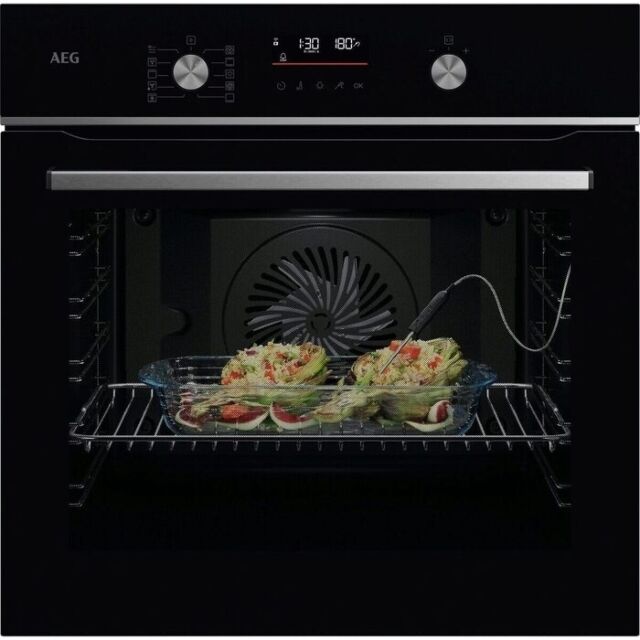 AEG GA5PB501AB 
SteamBake Pyrolytic Multifunction oven with AirFry and Food sensor. Retractable rota