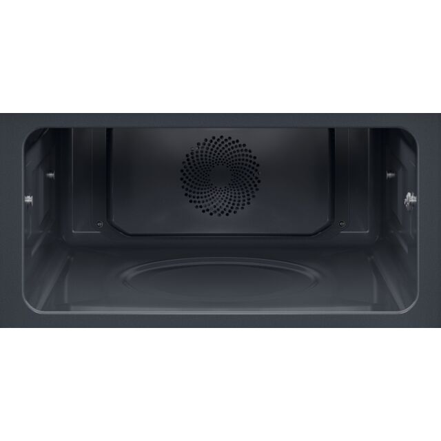 AEG GK6NK40FB 59.5cm Compact Combi Microwave Oven - Gloss Black with Steel Trim