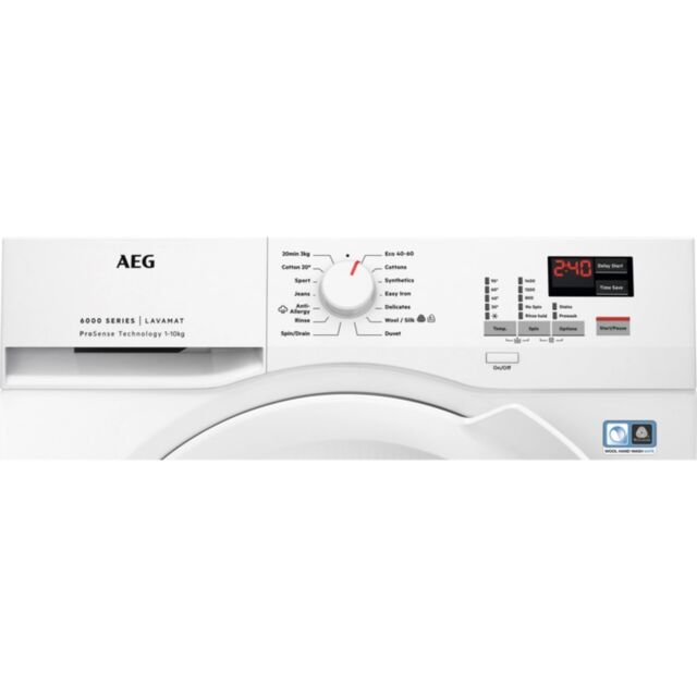 AEG L6FBK141B 10kg 1400 Spin Washing Machine - White