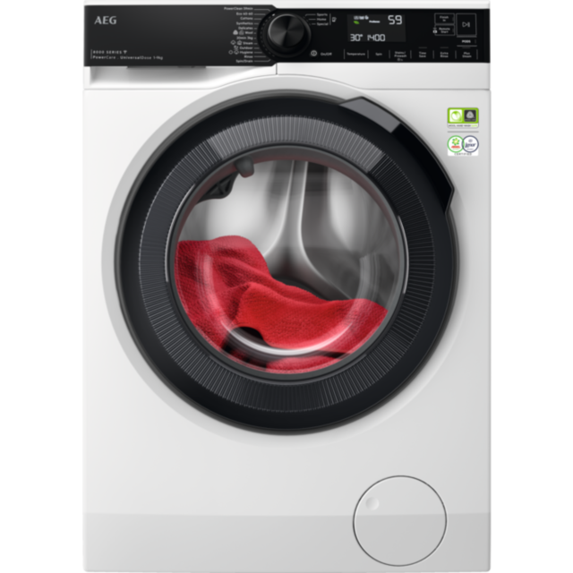 AEG LFR84946UC Connected Washing machine. 8000 Series, UniversalDose + Powercare technology. 9kg wa