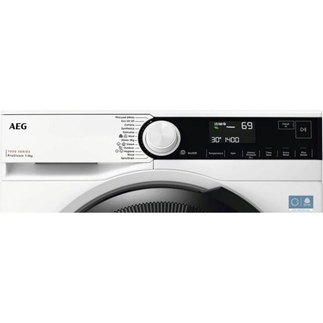 AEG LFSR73944B 
Washing machine. 7000 Series, ProSteam, 9kg wash capacity, 1400rpm. MixLoad 69 Min, 