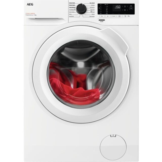 AEG LFX50942B 
Washing machine. 5000 Series, AutoSense technology. 9kg wash capacity, 1400rpm. Quick